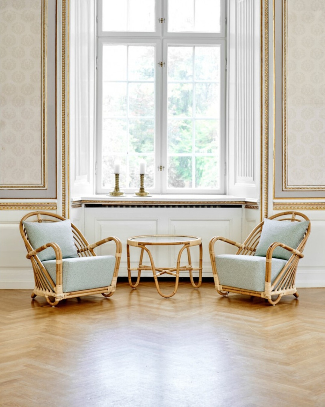 Fauteuil Charlottenborg en rotin naturel